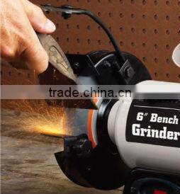 COMBO 6" Electric Bench Grinder Sander w/ Work Light