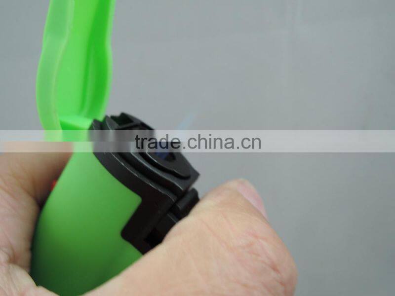 high quality plastic gas recharge wind-proof jet flame outdoor lighter