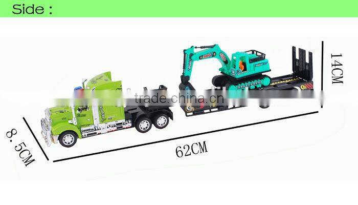Friction truck, Plastic Toy Tractors, Trailer Truck Toy