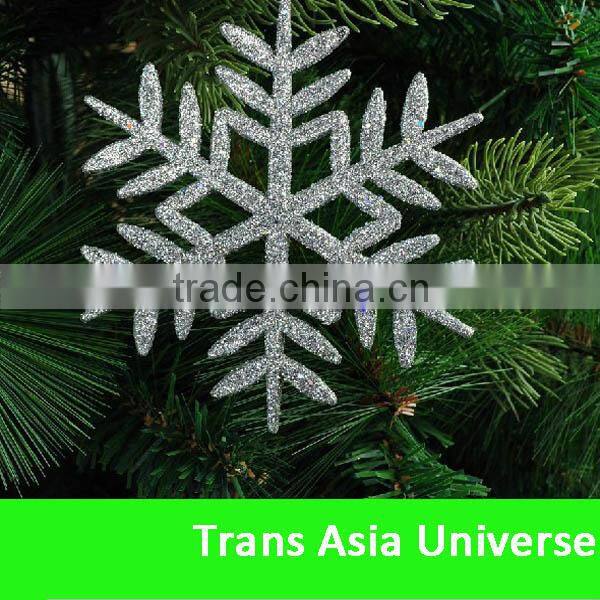 Hot Sale plastic hanging snowflake decorations