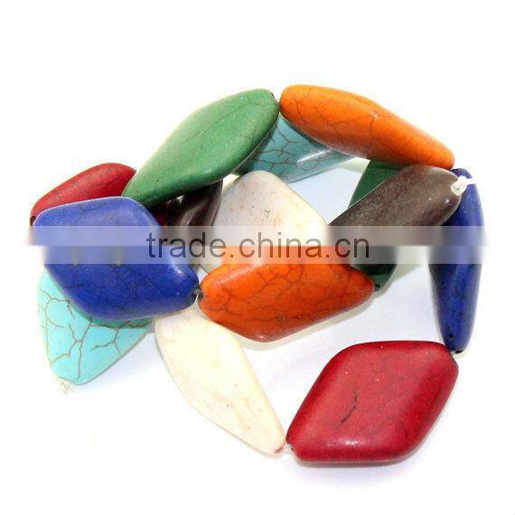 SB6569 Hot selling Synthetic Faceted Turquoise Bead Strands,Stone Bead strands
