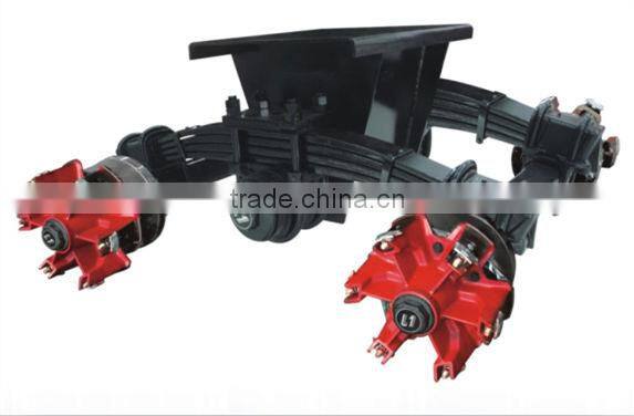 type trailer axle and boogie