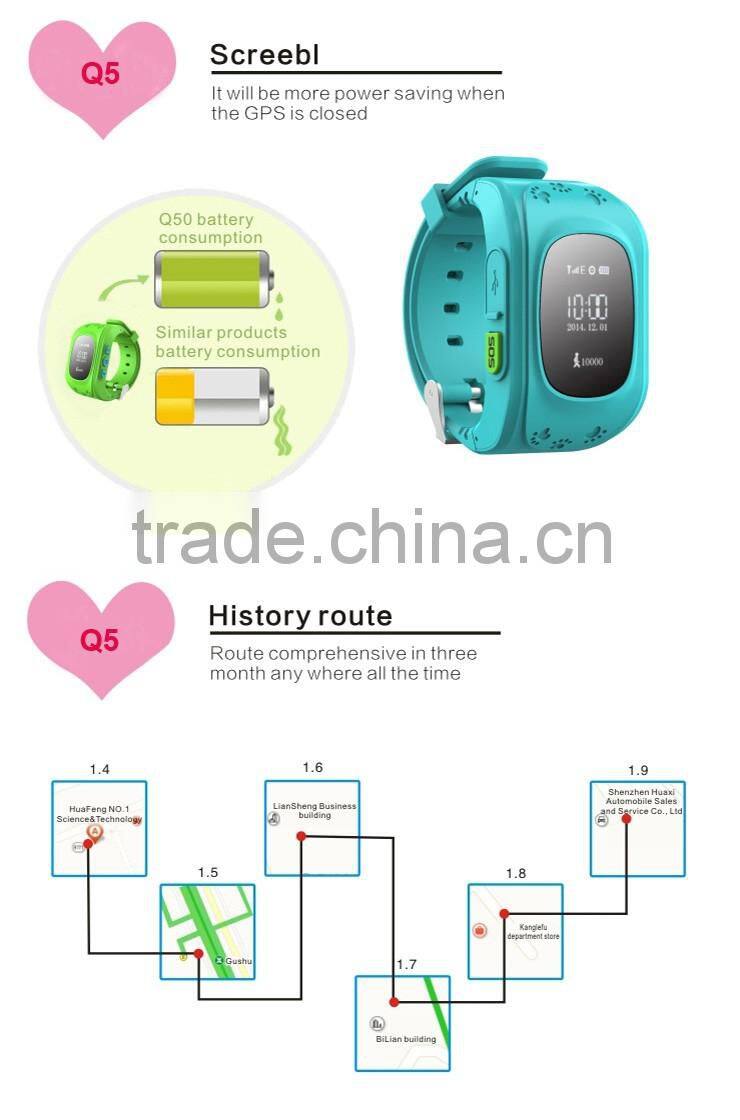 SOS electronic waterproof sport watch gps