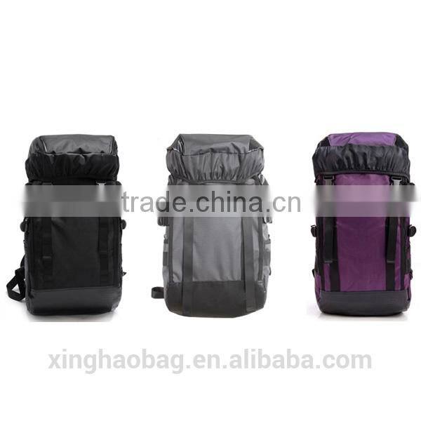 Large nylon outdoor korean style waterproof sports backpack