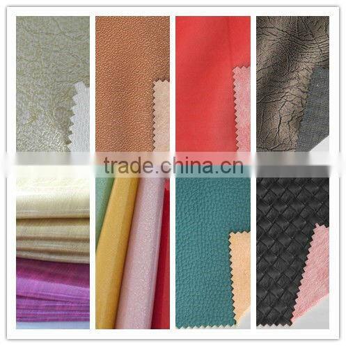 Vacuum Grain Embossing PVC Leather