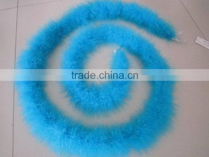 Cheap Black Feather Boa With Silver Lurex For Catwalk Clothing Decorations