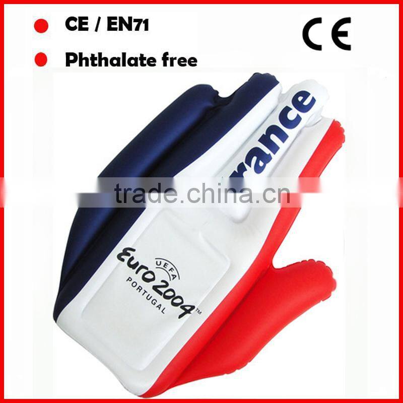 customize LOGO inflatable hand