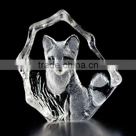 Cat crystal deep carving