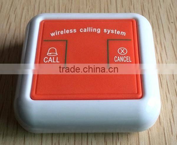 wireless restaurant call button guest paging system waiter calling system