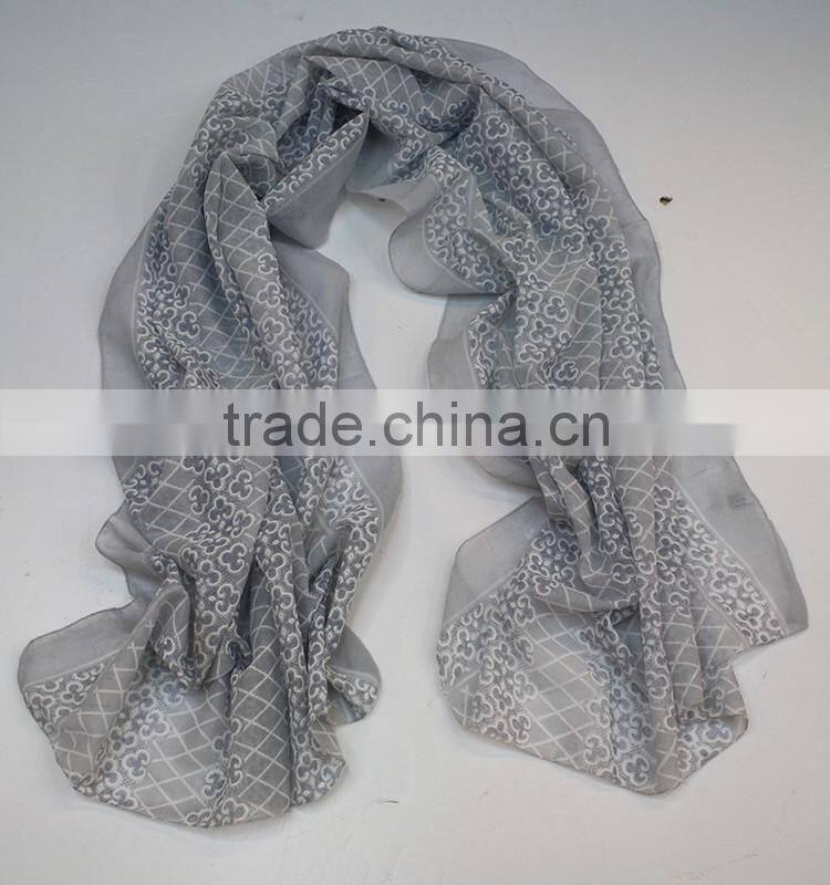 2016 lace cotton scarf hot selling