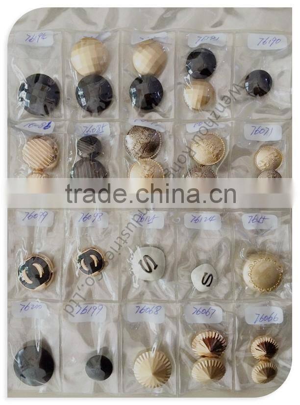 2014 fashion high quality hand sewing metal button for custom uniform