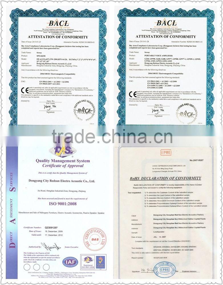 Soway SW-6.5BL 6.5inch 38mm voice coil high quality mid-bass loudspeaker