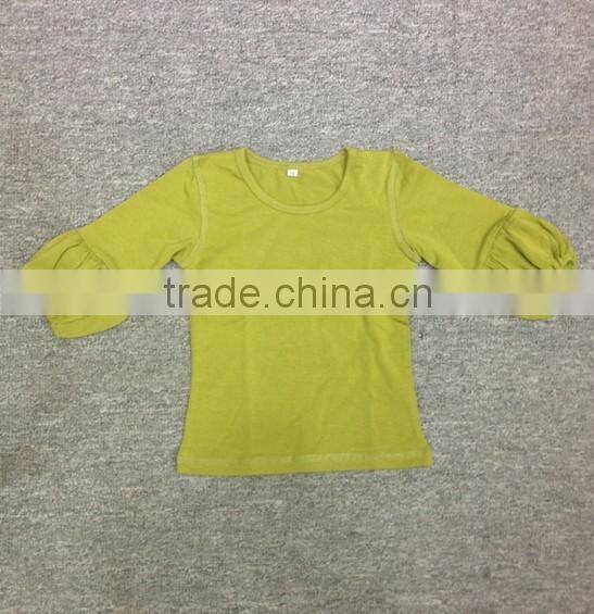 Puff shirts top for children 2000pcs in stock,Baby tank top in stock,Cheap Blouses&Tops for girls