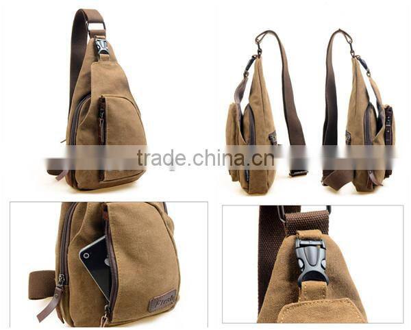 2015 plain standard size canvas messanger bag, men's shoulder bag