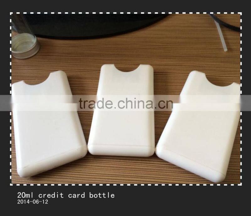 15ml square plastic credita card perfume pump spray bottles for sale