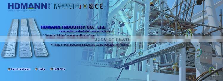 Floor perforated cable trunking