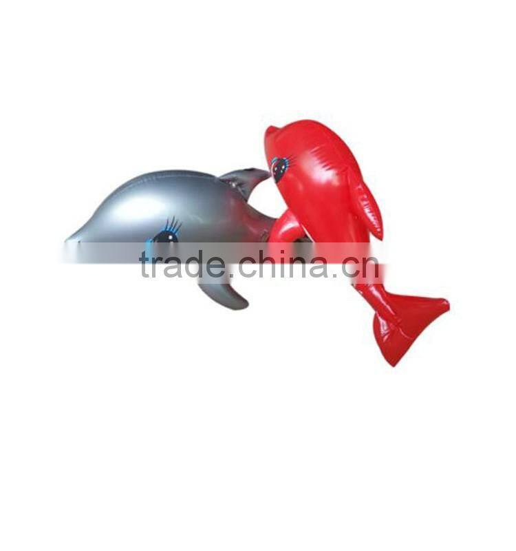 Hot selling PVC inflatable dolphin, inflatable dolphin toy/ inflatable fish toy