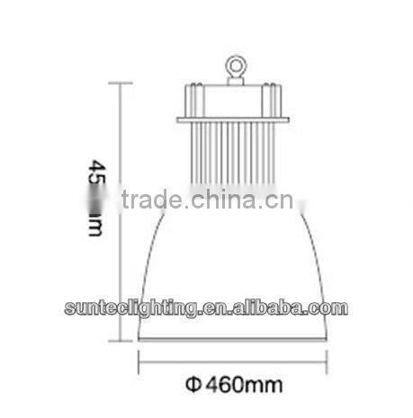 MEAN WELL power supply ip65 high bay led 150w