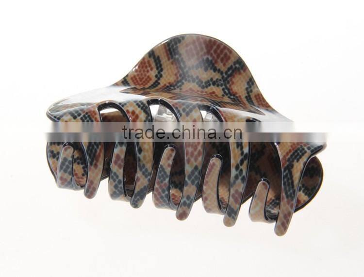 ladies fancy leopard vintage hair claw clips hair clips