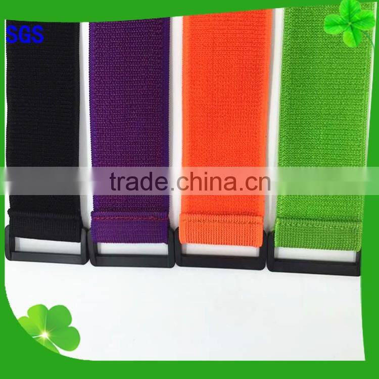 Nylon / Polyester elastic tape with hook and loop
