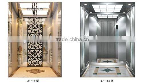Luxury Passenger Elevator Decoration Elevator Cabin