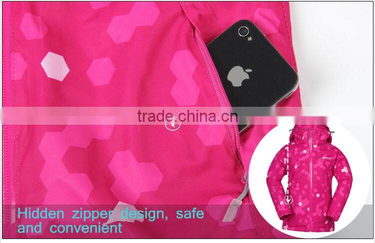 High Quality Waterproof Windproof Breathable Summit Ski Jacket children