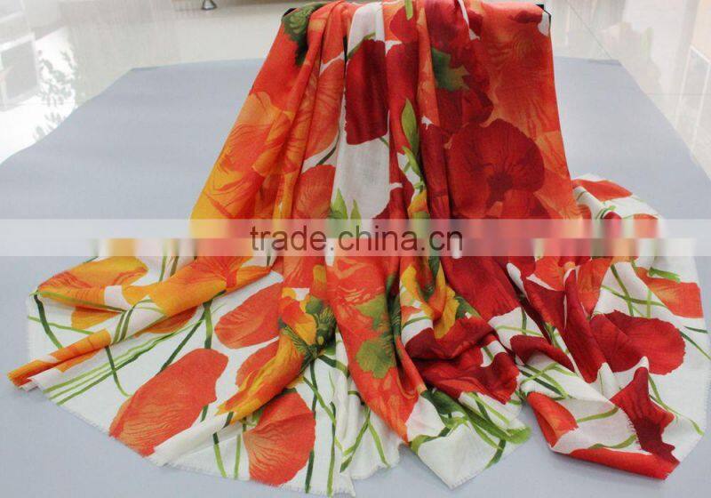 2015 WOOL PRINTED SCARF