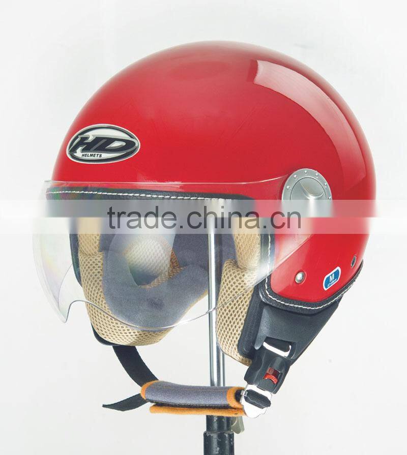 China Hot sale Red scooter half helmet