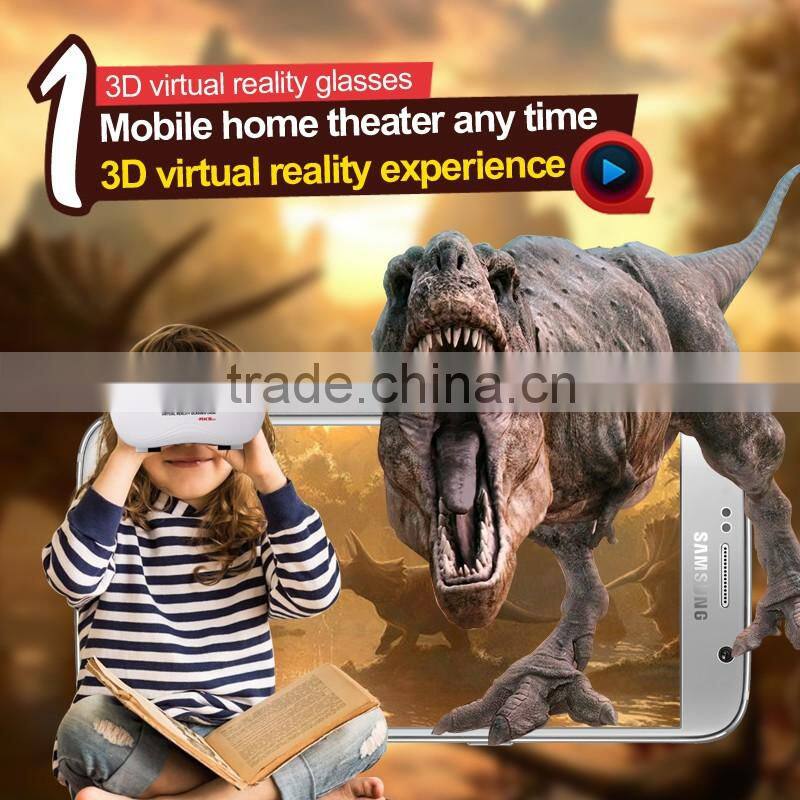 2016 Hot sale Virtual Reality 3D Video Glasses Head Mount 3D VR Goggles VR Park for samrtphones