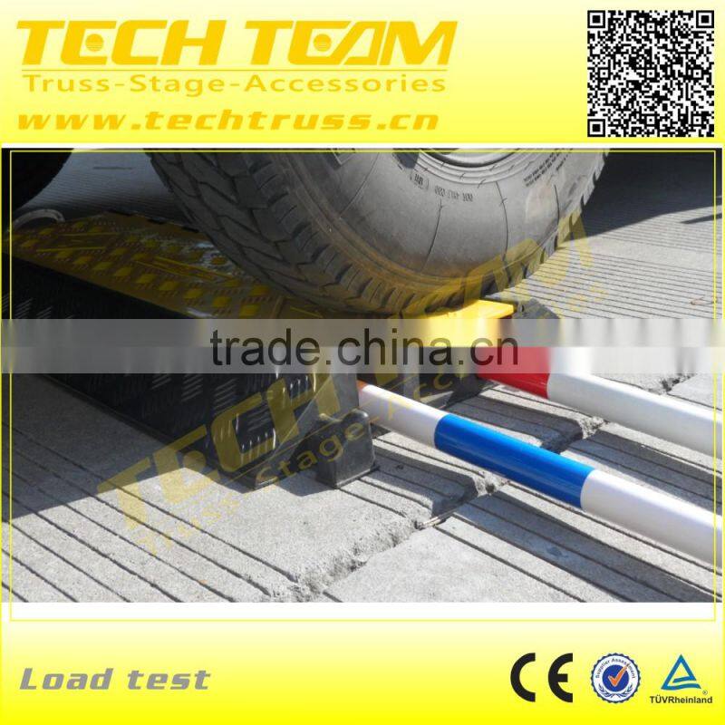 5 Channel yellow cover flexible cable cable protector outdoor