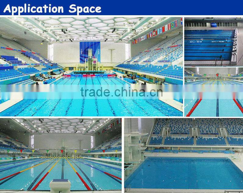 Olympic standard glazed blue swimming pool ceramic tiles for sale