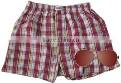 summer plaid boxer shorts kidswear children's beach wear boys beach shorts
