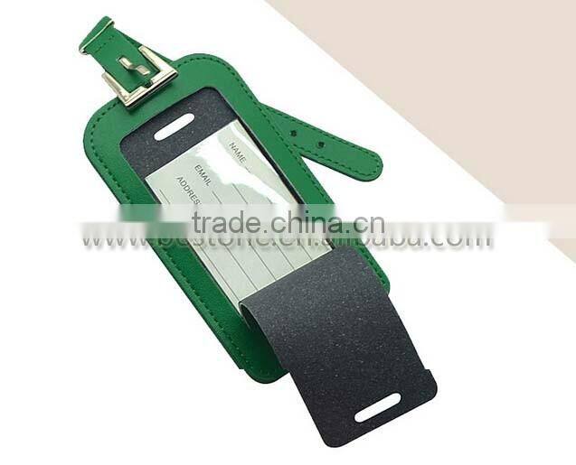 Customized Wholesale Travel Leather Luggage Tag