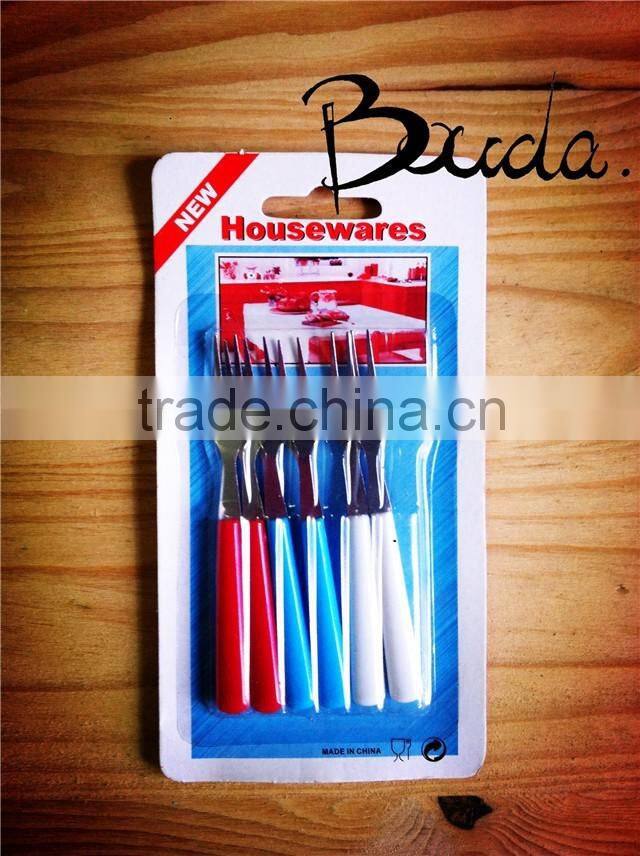 2016 Mini design popular stainless steel wooden handle butter knife BD-BK320