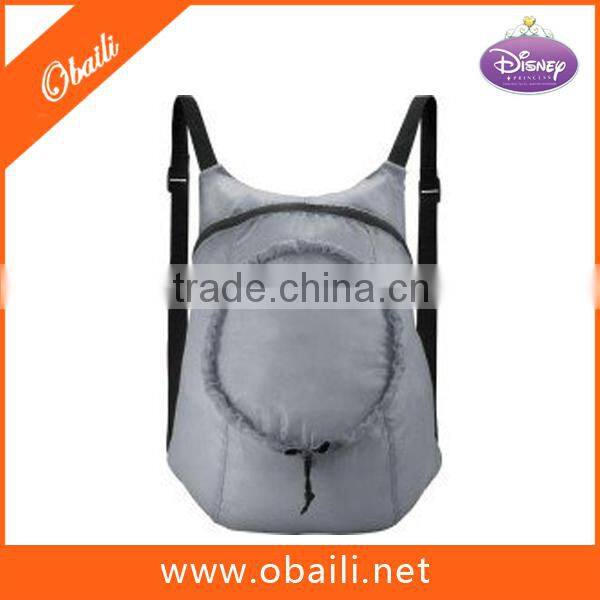Ripstop foldable backpack,foldable drawstring bag,folding backpack for promotional