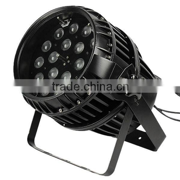 dmx lighting waterproof ip65 beam rgbw 4in1 18x 10w par led zoom