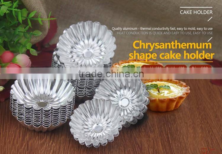 Guangzhou factory aluminum cake mold daisy shape cake holder