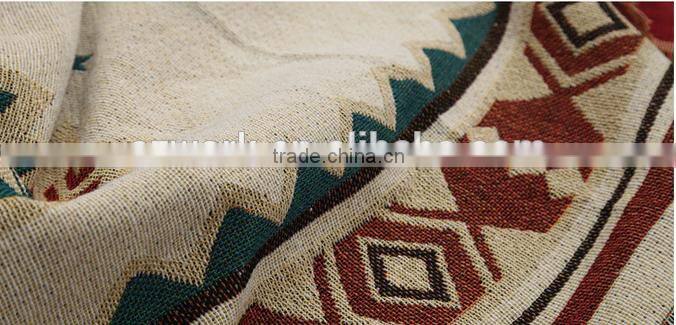 Jacquard tapestry throw,custom design blanket, 100%cotton