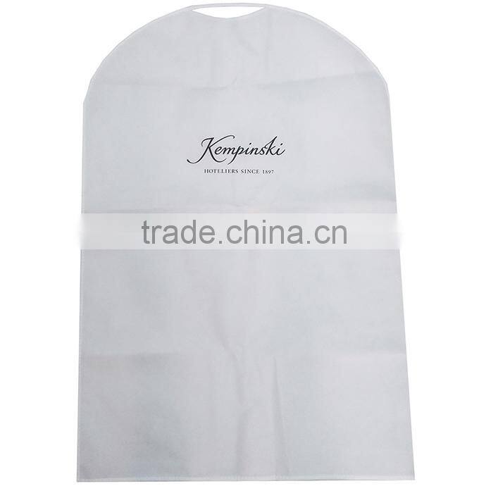 Custom print non woven suit bag,100gsm non woven suit bag for dry cleaners