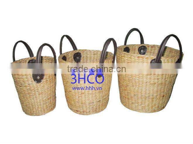 2015 New Product Palm Leaf Basket For Home Decoration And Furniture