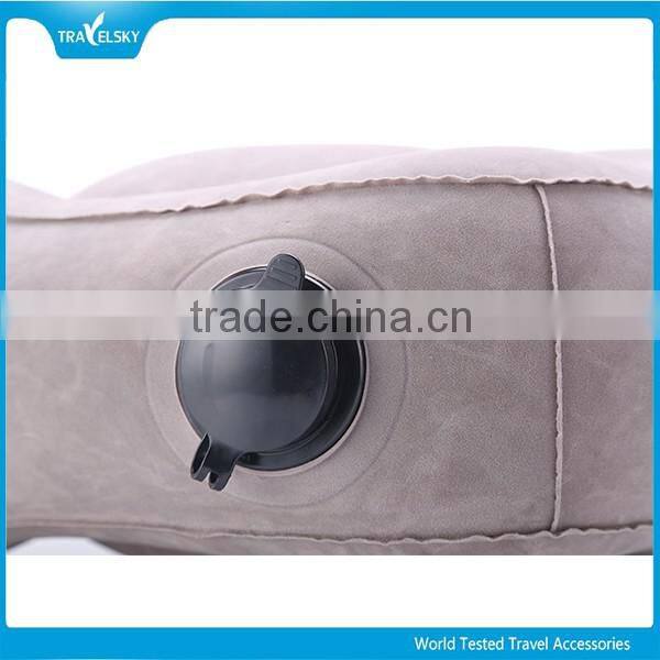 Travelsky 13407 Flocked PVC Travel Inflatable footrest