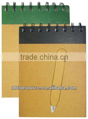 Promotion Recycled Mini Notepad With Pen