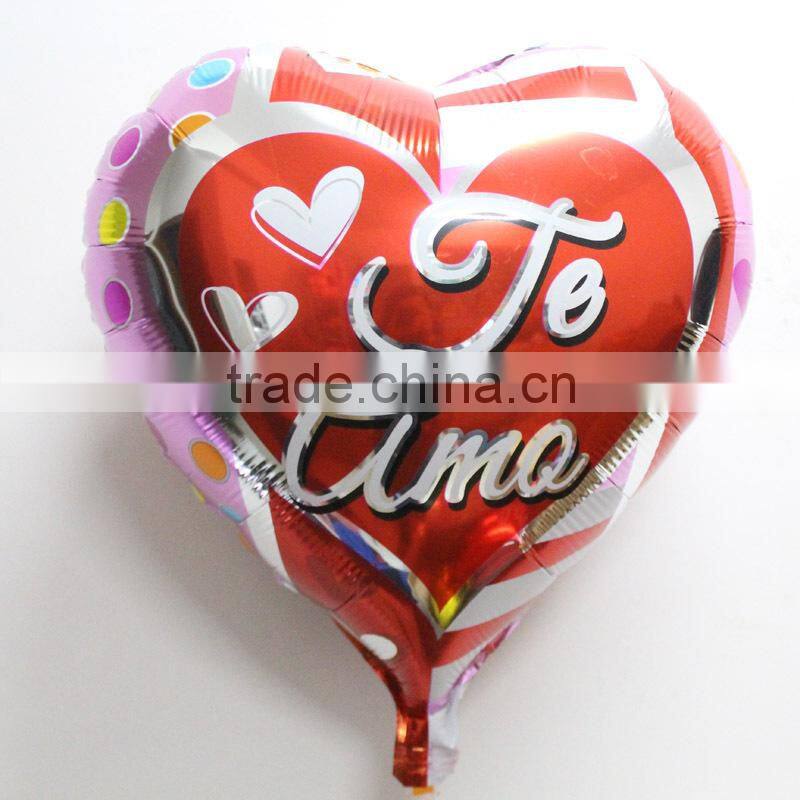 16 inch silver foil helium Letter Balloons