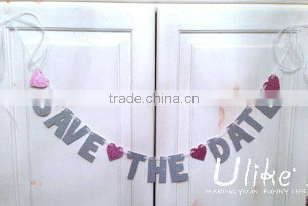 welcomed memorable party paper party jointed banner hanging paper banner china home decor wholesale