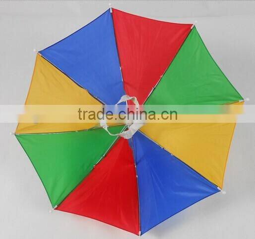 rainbow hat shape umbrella