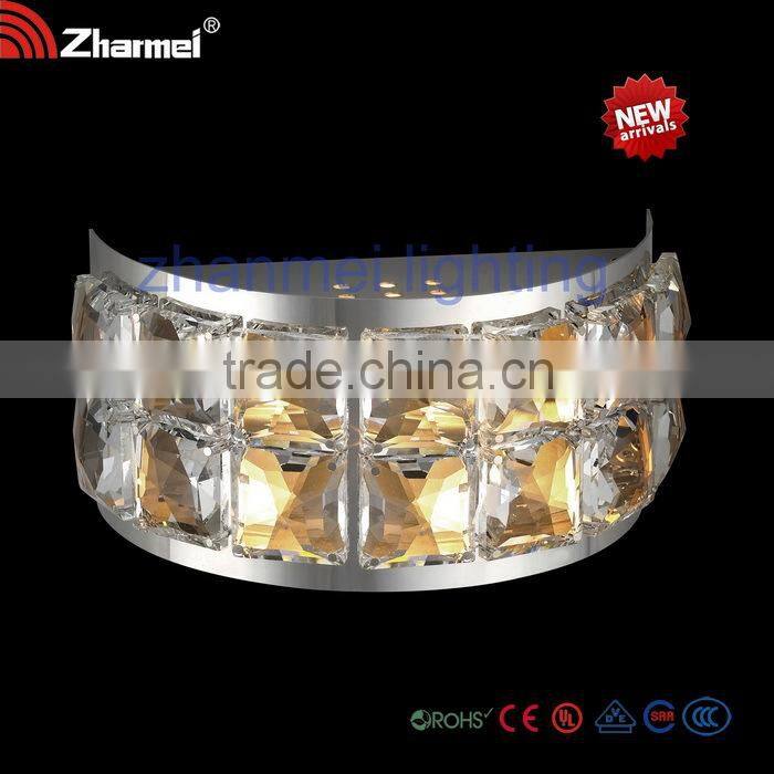 Arc-shaped Crystal beaded Wall Lamp,wall light,bedside light