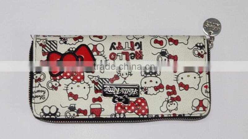 cartoon cute leather purse for ladies wallet,manufacturer customized women's wallets,cartoon women wallet purses
