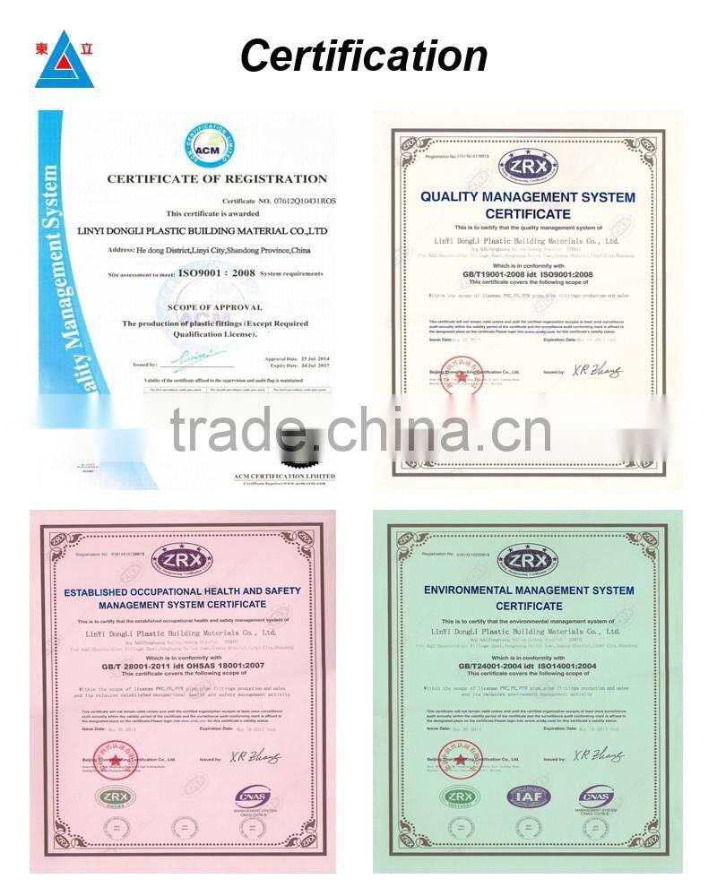 ASTM SCH40 SCH80 standard pvc fittings / plastic pipe fittings for sale