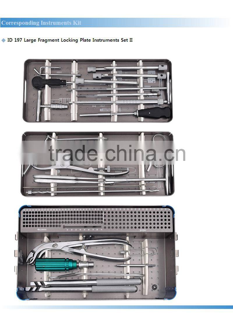 CE0434 Approved Proximal Femur Locking Plate, Femur Titanium LCP, Orthopedic Implant Femur Plate