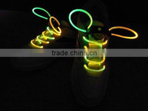 fashionable led glowing electric shoelaces